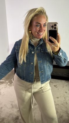 Spijkerjasje rebelz reb-1883 Jeansblauw