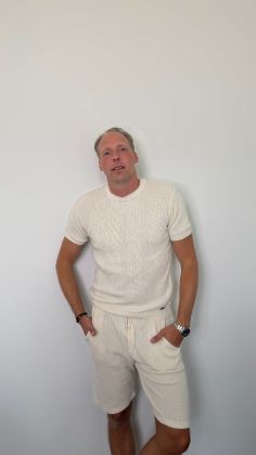 2 Piece Edwin Beige