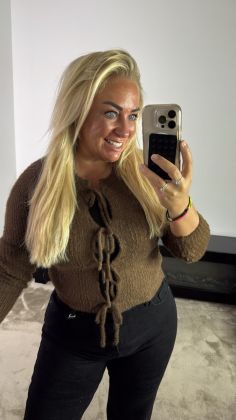 Teddy vestje xtra zacht Bruin