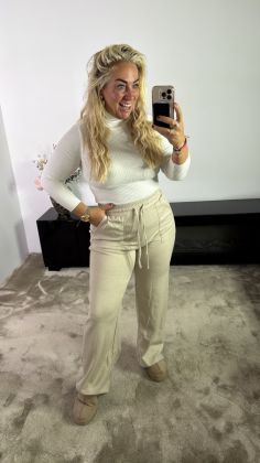 Basic stretchy kol 6010118 Wit