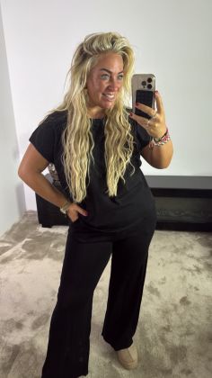 Viscose huispak Zwart