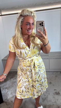 Maffia dress 10562 Geel