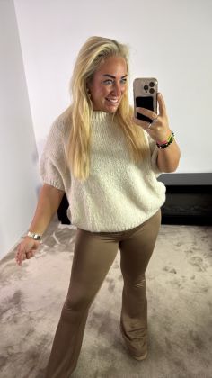 extra stretch broek 6154 Camel