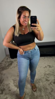 Mommy Jeans 77965z Blauw