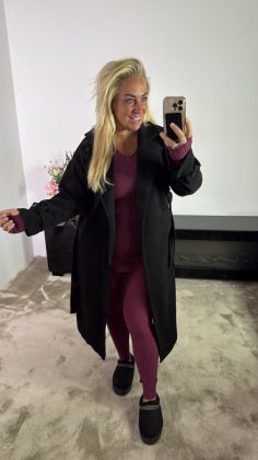 Jas leave 89663 Zwart