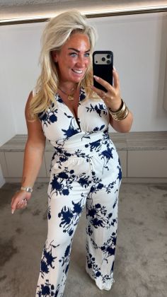 mommy jumpsuit 9700 Donkerblauw