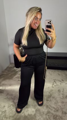 Mommy travel broek Charlie 66811 Zwart