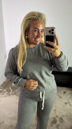 Rebelz extra comfy jogging trui reb-1933 Grijs