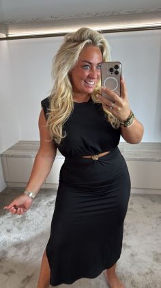 Mommy dress hs10379 Zwart