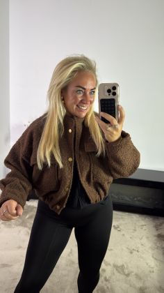 Teddy jasje 67114 Bruin