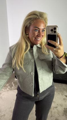 Rebelz vilt jas reb-1894 Grijs