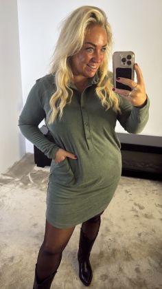 Rebelz jurk reb-15229 Army