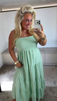 Dress Soof 26097 Mintgroen