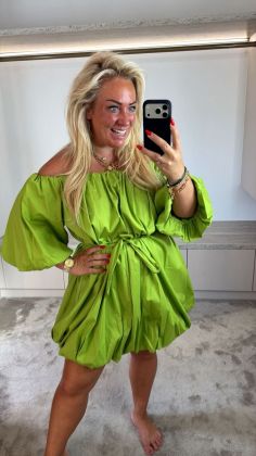 dress a-8729 Groen