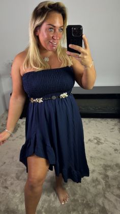 beachy dress Blauw