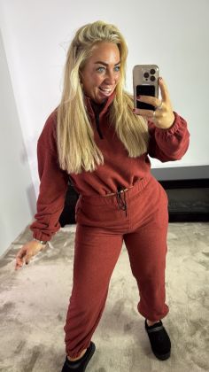 fleece huispak 36658 Rood