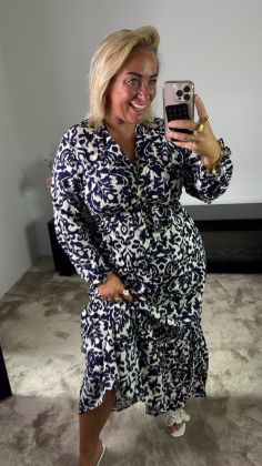 Mommy qatar dress 301 Blauw