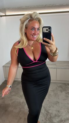 c-8920-dress Fuchsia