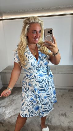 Maffia dress 10562 Blauw