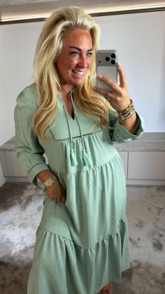 Ibiza dress reb-15299 Mintgroen