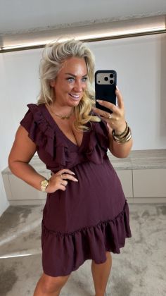 diva dress 8490 Bordeauxrood