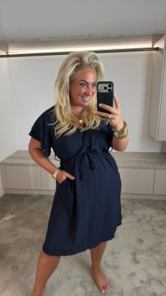 a 8798 dress Donkerblauw
