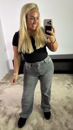 Super stretch jeans h871-16 Grijs