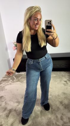 Super stretch jeans h871-8 Blauw