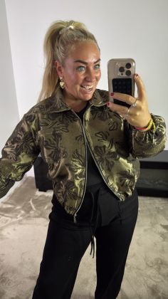 Jas Metallic 6896 Zwart