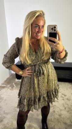 jurk 61098-g357-2/4 Zwart