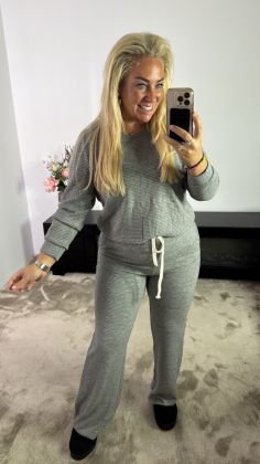 Rebelz extra comfy jogging broek reb-17198 Grijs