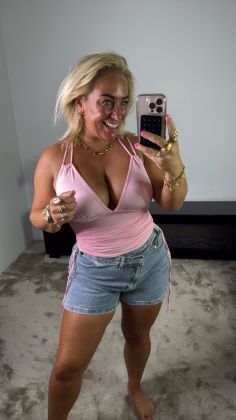 xtra stretch mommy top 8670 Roze