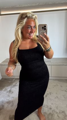 Mommy dress hs10313 Zwart