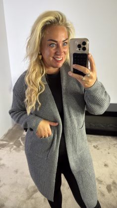 Cozy vest 55947 Grijs