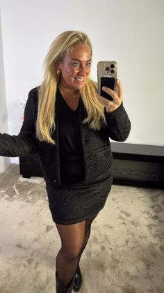 teddy rok reb-14130 Zwart