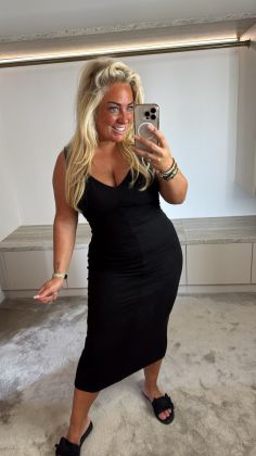 Mommy dress hs10296 Zwart