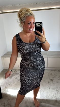 dress 8580 Zwart