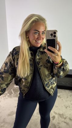 Jas Metallic 6896 Blauw