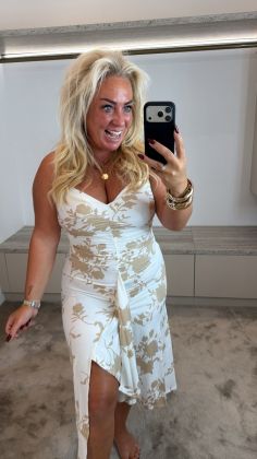 dress 9702 Beige