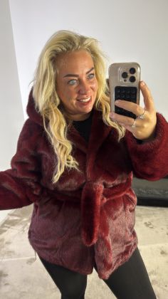 Jas Moskou mv072 Bordeauxrood