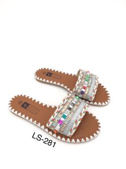 Slipper LS281 Zilver