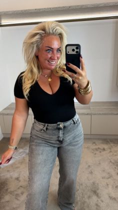 MOMMY SPIJKERBROEK Grijs