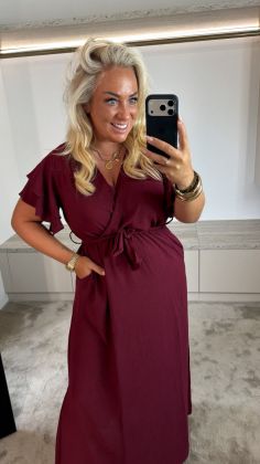 a 4023 dress Bordeauxrood