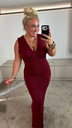 a-8630-dress Rood