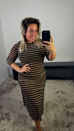 Jurk Malaga 9139 Camel