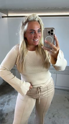 Lente top Beige