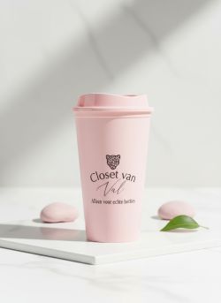 Ccv beker Roze
