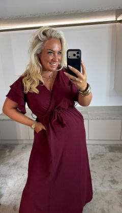 a 4023 dress Bordeauxrood