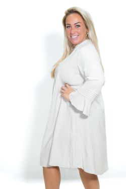 Dress italie 12230036 (LINNEN&VISCOSE) Zand