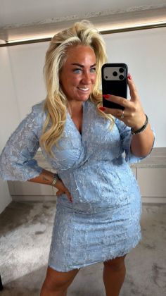 Dress a-95259 Blauw